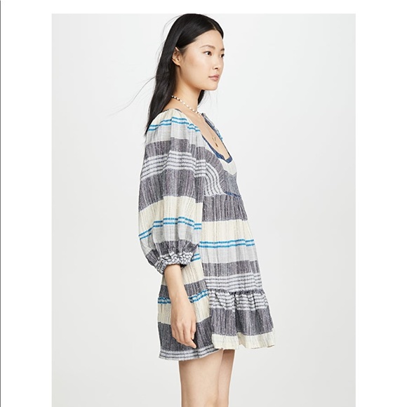 Free People All Lined Up Mini Dress - Picture 3 of 7
